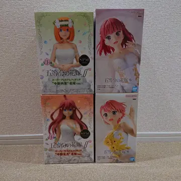 [ 새상품 미개봉 ] 5등분의 신부 피규어 4체 세트