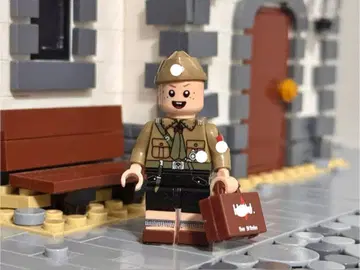 4개 세트 독일군 트라위겐트 미니 피규어 LEGO 호환 레고 ww2