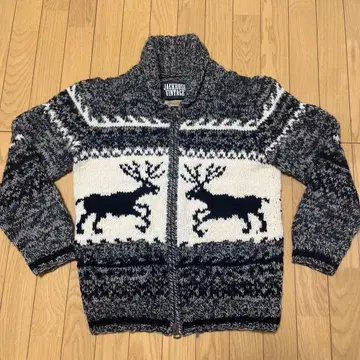 잭 로즈 jackrose 카우친 니트 스웨터 두꺼운 원단 루돌프