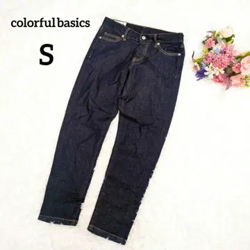 새상품급 컬러풀 베이직 스키니 데님 팬츠 S 인디고 6100