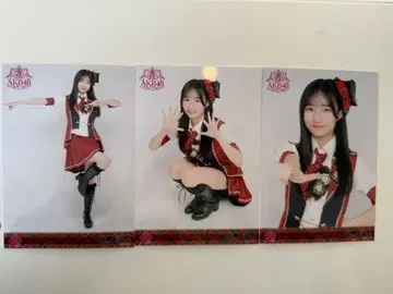 AKB48 시라토리 사렌 멤버 리퀘스트 동경의 의상 브로마이드 3종 컴프