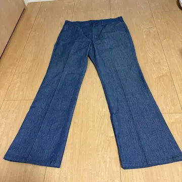 리 부츠컷 데님 다크 블루