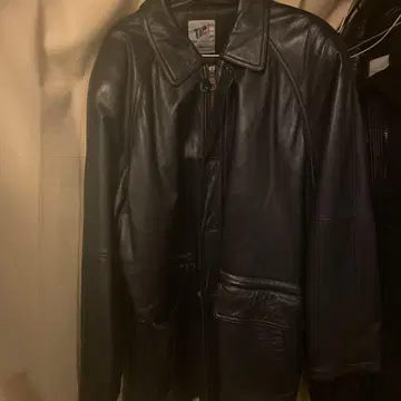 [ 새상품급 ] Tipel 블랙 라무 가죽 자켓 LL