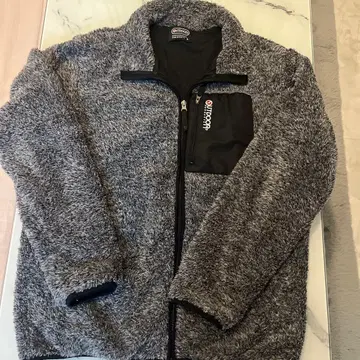 OUTDOOR 플리스 자켓 L 그레이