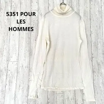 5351 POUR LES HOMMES 터틀넥 니트 [ L ] 비침