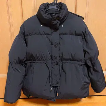 한국 다운 자켓 블랙 숏 기장