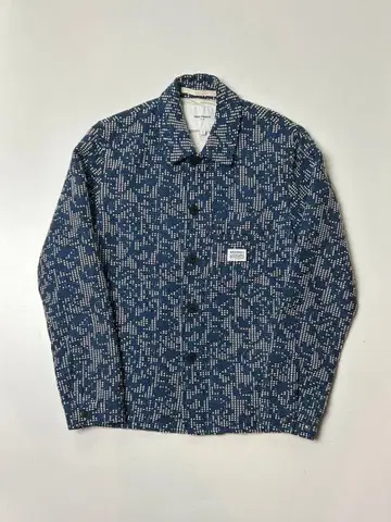 NORSE PROJECTS 자켓 커버올 블루/화이트 S 사이즈