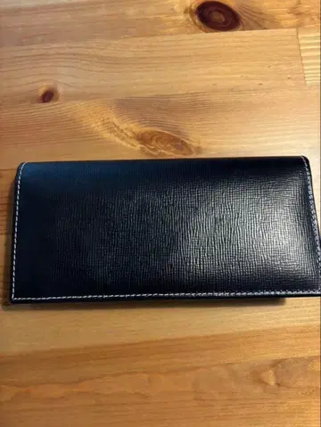 화이트하우스 코 가죽 장지갑 네이비