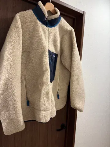 patagonia 플리스 자켓 XL 크림색
