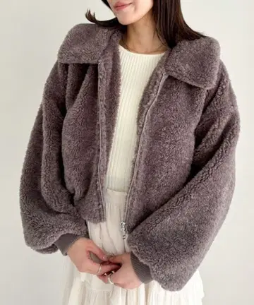 Heather 숏 보아 리브 블루종