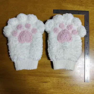 고양이 손 암워머 장갑