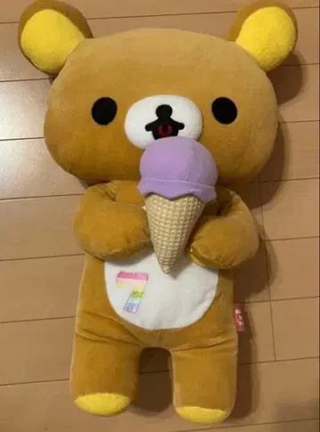 리락쿠마 해피 레인보우 7th Happy 아이스 봉제 인형