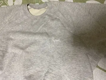 Papas 그레이 맨투맨 트레이닝복