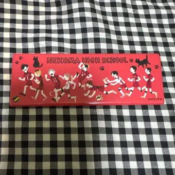 하이큐!! 네코마 고교 직사각형 캔뱃지