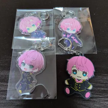 기사 A 테루토 씨 아크릴 키링 고무 키링