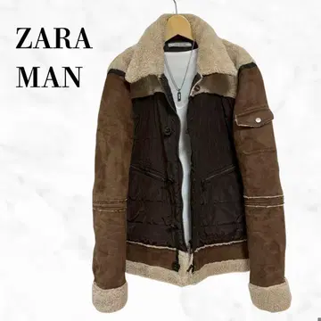 ZARA MAN 보아 자켓 페이크 무스탕 자켓 아우터