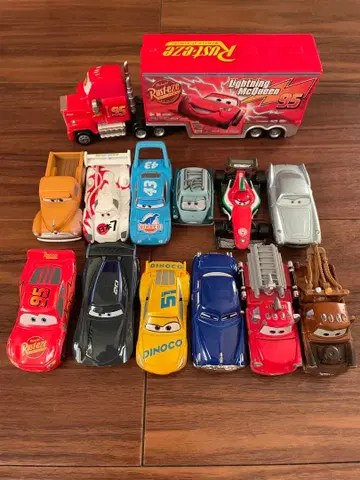 토미카 카즈 미니카 트레일러 포함 묶음 판매 13대