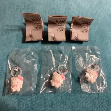 산리오 메지루시 액세서리 복슬복슬 스노우 키티