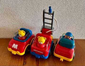 미키하우스 소방차 & 자동차 3대 세트