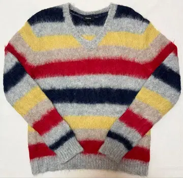 [ Theory ] 멀티 컬러 V넥 니트