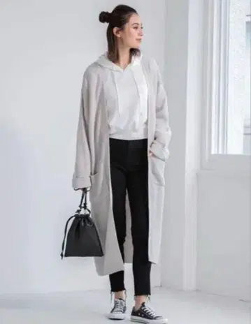 미사용 미개봉 새상품 fifth 롱 니트 맥시 가운 M