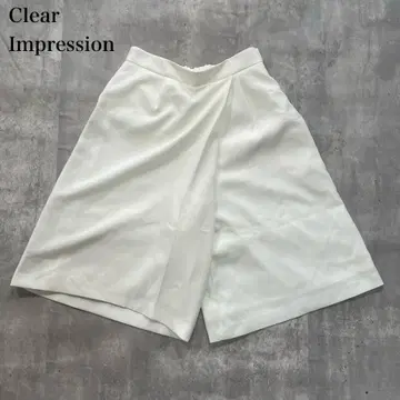 클리어 임프레션 [ M ] 큐롯 팬츠 스카초 드레이프 폴