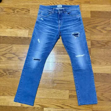 SPELLBOUND 스키니 데님 데미지 가공 32