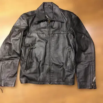 블랙 가죽 자켓 M 사이즈