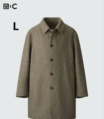 유니클로 더블 페이스 코트 코트