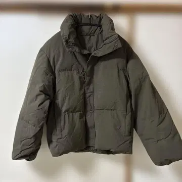 UNIQLO U 패디드 볼륨 자켓 올리브 S