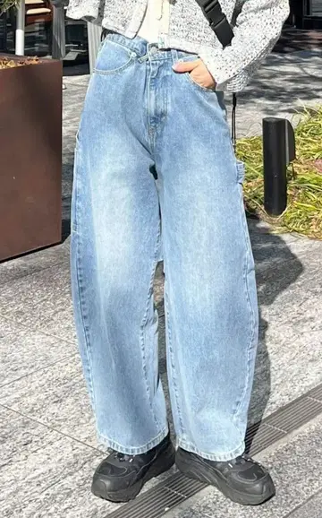 CPCM 커브 페인터 데님 팬츠