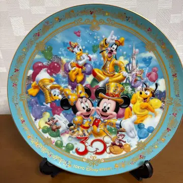 디즈니랜드 30주년 플레이트