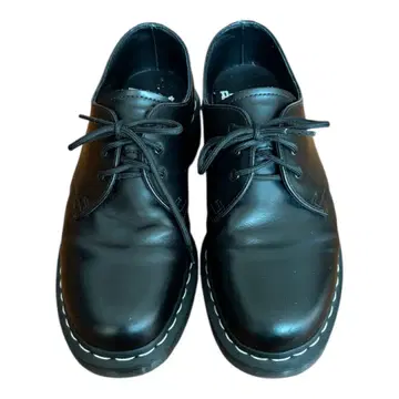 [새상품급] Dr. Martens 가죽 신발 화이트 스티치 26cm