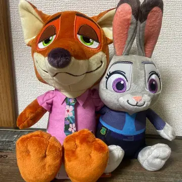 디즈니 주토피아 2 페어 봉제 인형