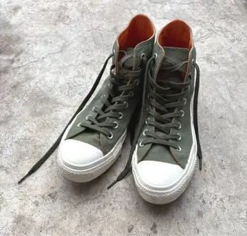 컨버스 올리브 하이컷 스니커즈