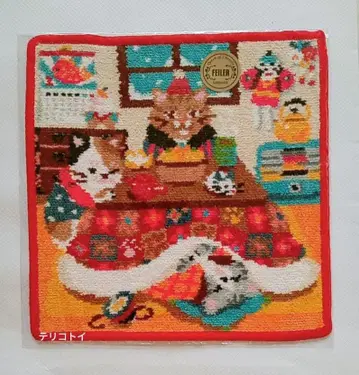 FEILER 페이러 손수건 마타리 코타츠 고양이 새상품 미사용 고양이