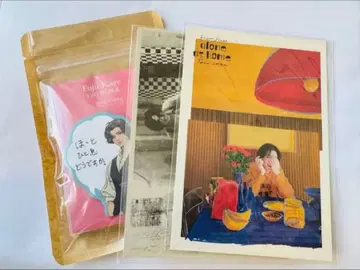 후지이 카제 엽서 메모지