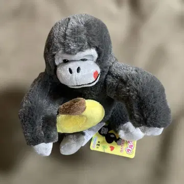 부들부들 고릴라 봉제 인형 약 20cm
