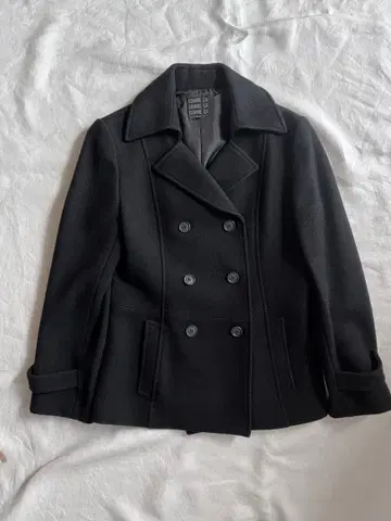 COMME CA 코무사 피코트 블랙