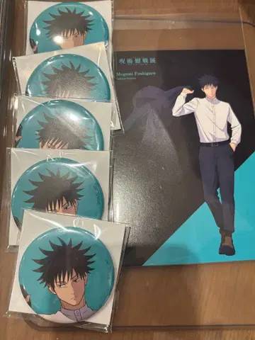 애니메이션 주술회전전 후시구로 메구미 캔뱃지 엽서