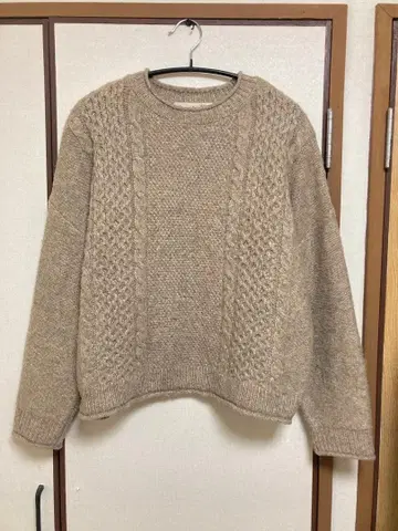 SELF+SERVICE 훈훈 니트 베이지