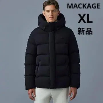 남성용 MACKAGE GRAYDON-CITY 다운 자켓 XL