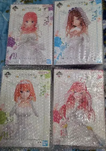 미개봉 5등분의 신부 제일복권 B C D E 피규어 세트