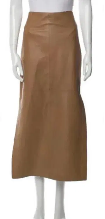 Brunello Cucinelli 카멜 가죽 스커트