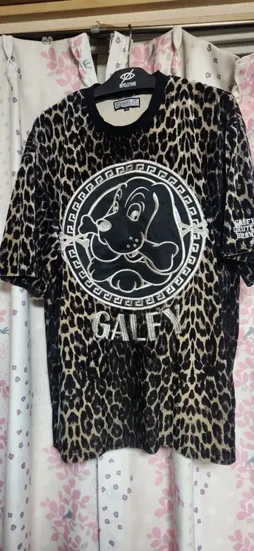 GALFY 레오파드 무늬 XL 티셔츠