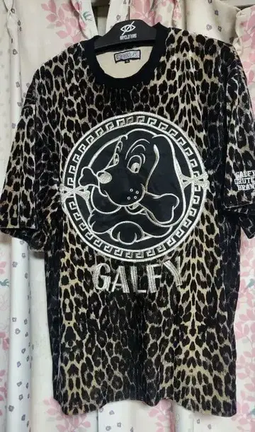 GALFY 레오파드 무늬 XL 티셔츠