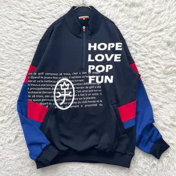 CASTELBAJAC 하프 지퍼 긴팔 후드티 트레이닝복 발수 경량