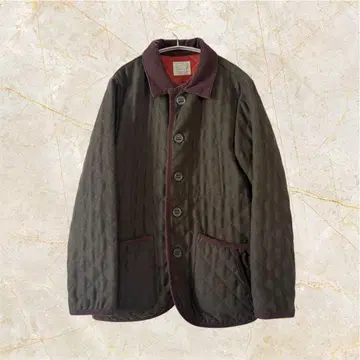차오패닉 아우터 코트 퀼팅 카키 자켓 밀리터리
