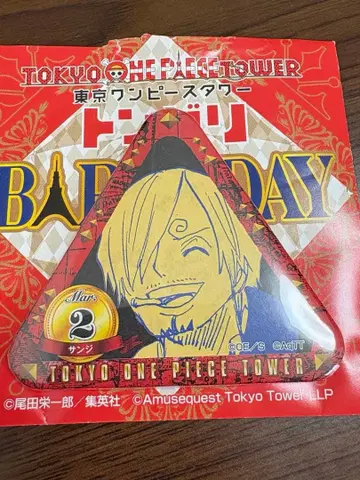 원피스 도쿄 원피스 타워 통가리 벌스데이 캔뱃지 상디