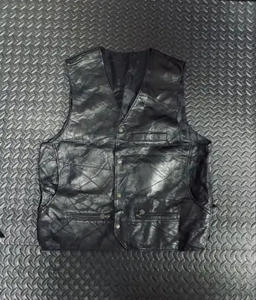 극강의 멋진 가죽 베스트